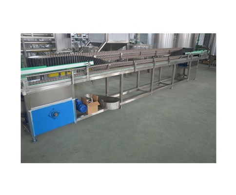 7.5 kW 전력 및 벨트 속도 4-20m/min의 PET 플라스틱 병 뒤집어진 살균기
