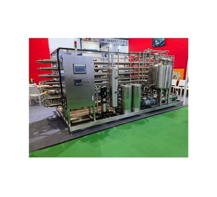 7.5 KW UHT 튜브 인 튜브 살균 기계 농축 된 망고 소재 가공