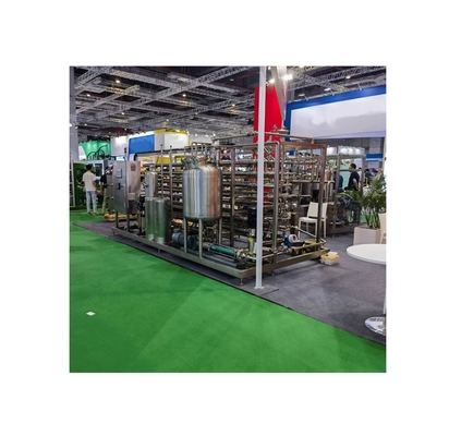 7.5 KW UHT 튜브 인 튜브 살균 기계 농축 된 망고 소재 가공