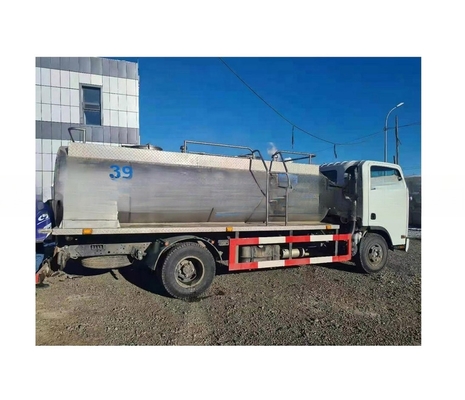 380V / 3PH / 50HZ 농장 신선 우유 배달을 위한 냉동 우유 탱커 트럭
