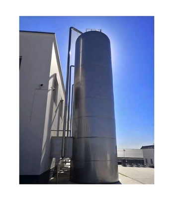 높은 용량 3500 KG 우유 실로 220V / 380V 전압의 야외 저장 탱크