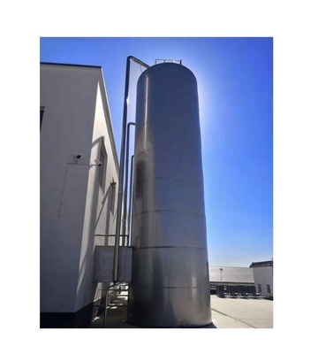 높은 용량 3500 KG 우유 실로 220V / 380V 전압의 야외 저장 탱크