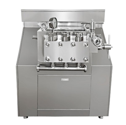 37KW 모터 파워 우유 가공용 고압 호모게니저 기계 종류 5000L/H 25mpa