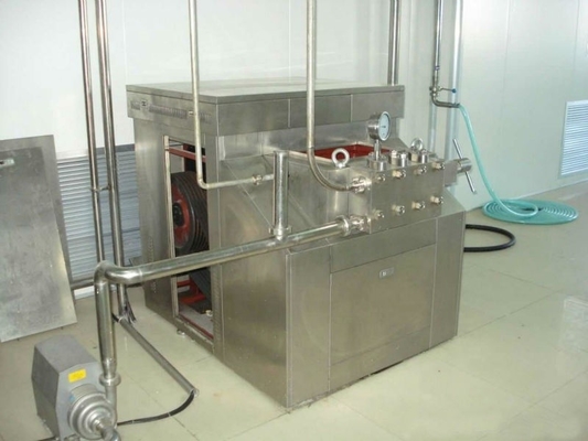 37KW 모터 파워 우유 가공용 고압 호모게니저 기계 종류 5000L/H 25mpa