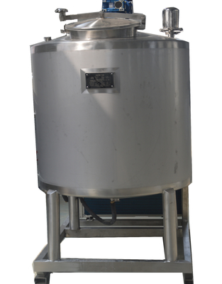 가공 200L 스테인레스 스틸 우유 냉각 탱크 5.5KW 전력