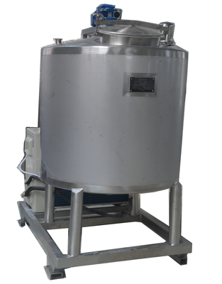 가공 200L 스테인레스 스틸 우유 냉각 탱크 5.5KW 전력
