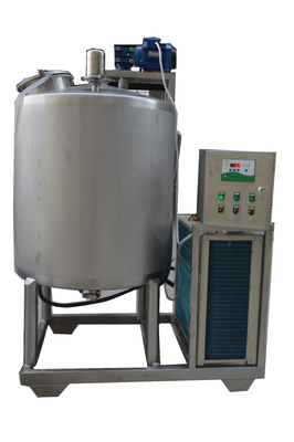 가공 200L 스테인레스 스틸 우유 냉각 탱크 5.5KW 전력