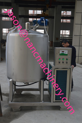 가공 200L 스테인레스 스틸 우유 냉각 탱크 5.5KW 전력