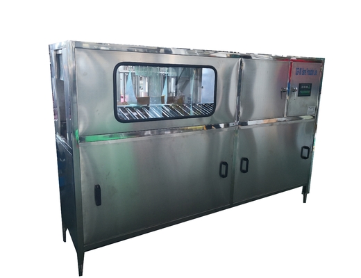 2950X800X1600MM 식품 음료점 5 갤런 드럼 닦기 채우고 덮기 기계