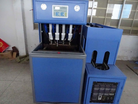 470mm Max.Bottle Height Semi Auto 4 캐비티 PET 병 스트레치 블로 폼 머신