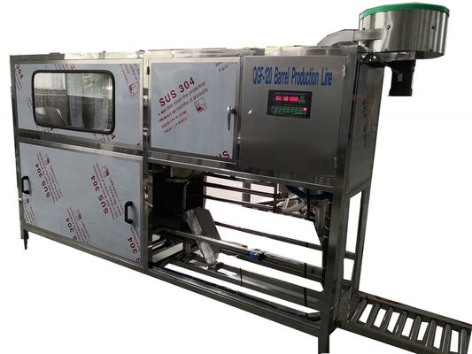 2950X800X1600MM 식품 음료점 5 갤런 드럼 닦기 채우고 덮기 기계
