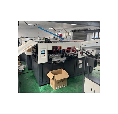 80kN 클램핑 힘 40kW 전력 완전 자동 6 홀리 600ml 병 불형 기계