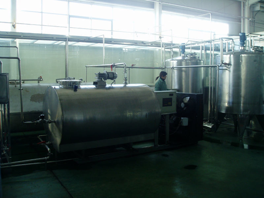1250 KG SUS304/316L 스테인리스 스틸 5000L / H 우유 냉장고 유제품에 이상적입니다